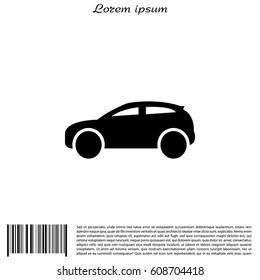 Car icon. Vector illustration