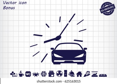 Car icon vector illustration.