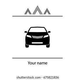 Car icon. vector illustration