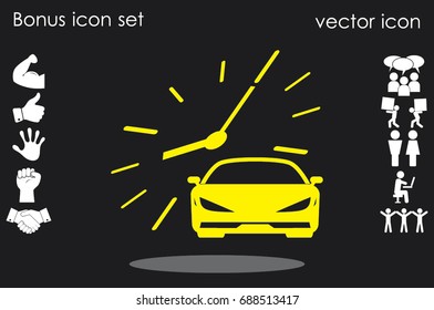 Car icon vector illustration.