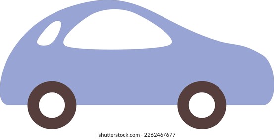 Car icon vector illustration, cartoon vehicle set of automobile transport in a flat color