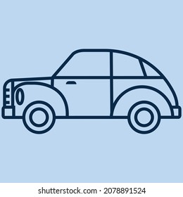 Vektorgrafik-Vektorgrafik-Design des Autos 