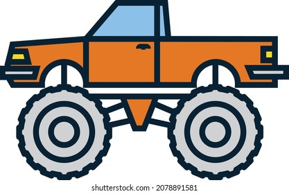 Diseño de ilustraciones vectoriales de icono de automóvil 