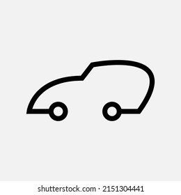 Car icon vector illustration design, black colour car icon
