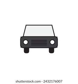 Diseño de ilustración vectorial de icono de coche