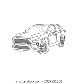 Car icon. Vector Illustration. Eps 10