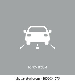 Car icon. Vector illustration EPS 10.