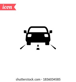 Car icon. Vector illustration EPS 10.
