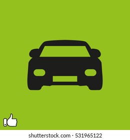 car icon, vector illustration EPS 10