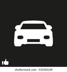 car icon, vector illustration EPS 10