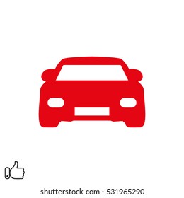 car icon, vector illustration EPS 10
