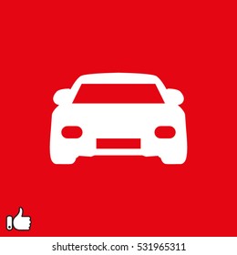 car icon, vector illustration EPS 10