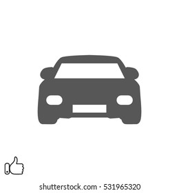 car icon, vector illustration EPS 10