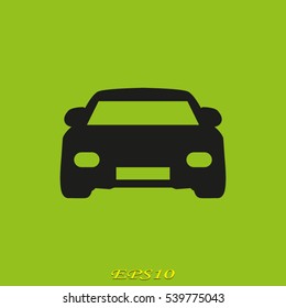 car icon, vector illustration EPS 10