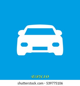 car icon, vector illustration EPS 10