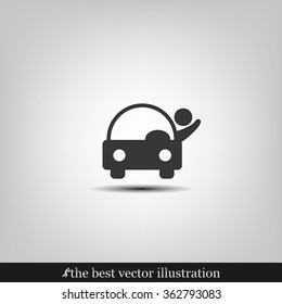 Car icon vector illustration eps10.