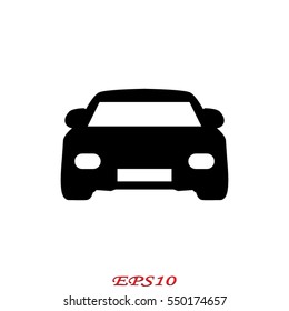 car icon, vector illustration eps10