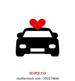 car icon, vector illustration eps10