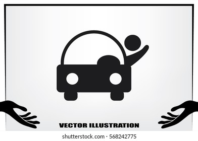 Car icon vector illustration eps10.