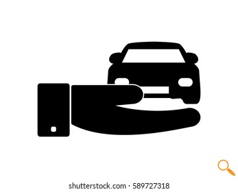 car icon, vector illustration eps10