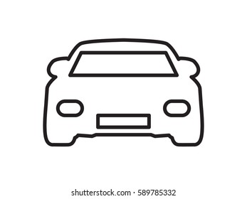 car icon, vector illustration eps10