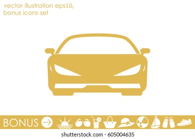 Car icon vector illustration eps10.