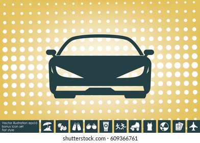 Car icon vector illustration eps10.