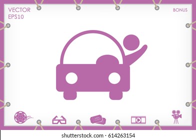 Car icon vector illustration eps10.