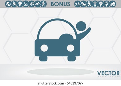 Car icon vector illustration eps10.