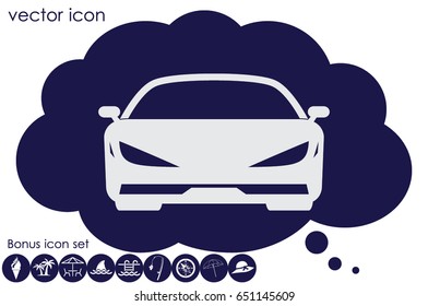 Car icon vector illustration eps10.