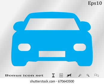 car icon, vector illustration eps10