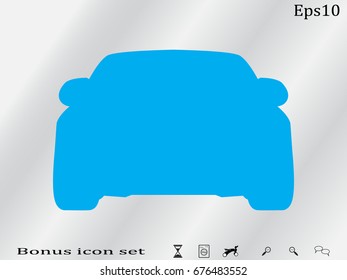 car icon, vector illustration eps10