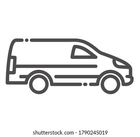Ilustración vectorial de icono de automóvil