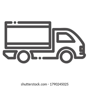 Ilustración vectorial de icono de automóvil
