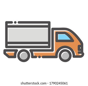 Car icon vector illustration flat