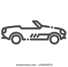 Car icon vector illustration flat