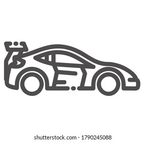 Car icon vector illustration flat