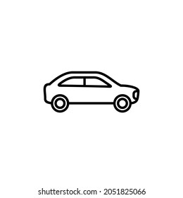 car Icon, Vector illustration. Flat design.