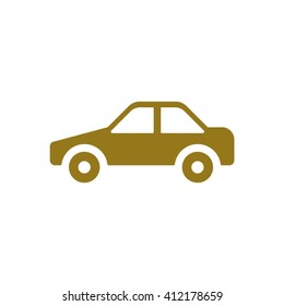 Car icon, vector illustration. Flat design style