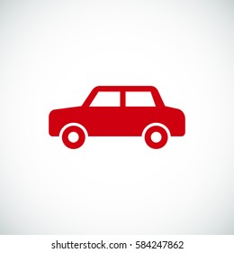 car icon, vector illustration. Flat design eps 10