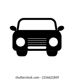 Icono de coche. Ilustración vectorial aislada en fondo blanco.