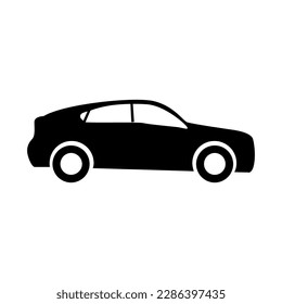 Car icon. Vector illustration isolated on white background. EPS 10