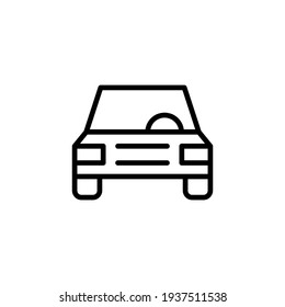 Car icon vector illustration logo template for many purpose. Isolated on white background.