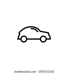 Car icon vector illustration logo template for many purpose. Isolated on white background.