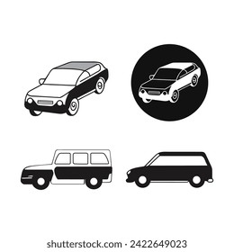 Car icon vector illustration logo template