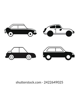 Car icon vector illustration logo template