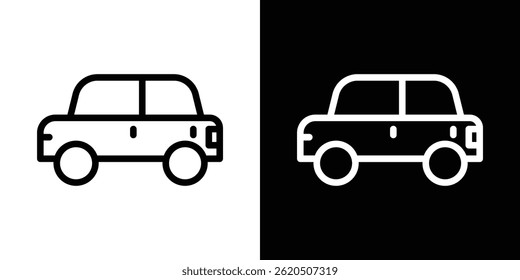 Car icon vector, illustration logo template in trendy style