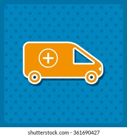 Car icon, vector illustration. Modern design. Flat design style
