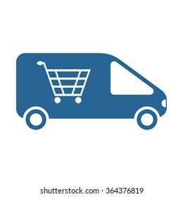 Car icon, vector illustration. Modern design. Flat design style