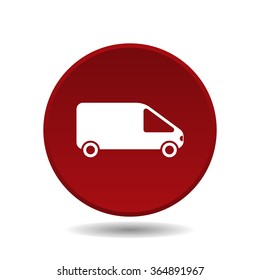 Car icon, vector illustration. Modern design. Flat design style